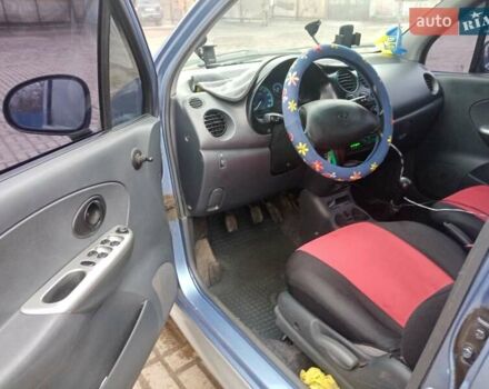 Синий Дэу Матиз, объемом двигателя 1 л и пробегом 42 тыс. км за 3400 $, фото 7 на Automoto.ua
