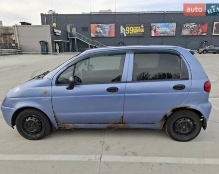 Синий Дэу Матиз, объемом двигателя 0.8 л и пробегом 124 тыс. км за 2000 $, фото 2 на Automoto.ua