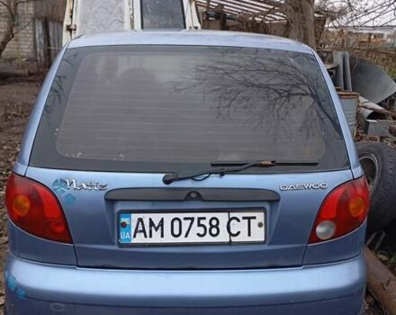 Синий Дэу Матиз, объемом двигателя 0.8 л и пробегом 120 тыс. км за 2742 $, фото 2 на Automoto.ua