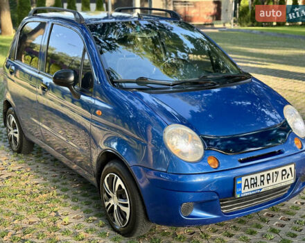 Синій Деу Матіз, об'ємом двигуна 0.8 л та пробігом 127 тис. км за 3777 $, фото 1 на Automoto.ua