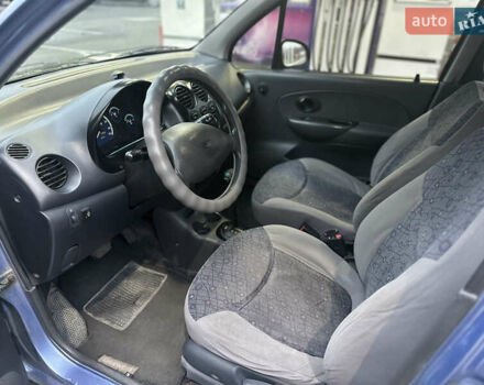 Синий Дэу Матиз, объемом двигателя 0.8 л и пробегом 150 тыс. км за 2700 $, фото 8 на Automoto.ua