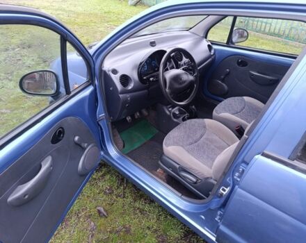 Синий Дэу Матиз, объемом двигателя 0.8 л и пробегом 100 тыс. км за 2100 $, фото 10 на Automoto.ua