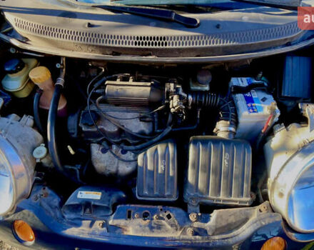 Синий Дэу Матиз, объемом двигателя 0.8 л и пробегом 198 тыс. км за 2700 $, фото 10 на Automoto.ua