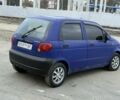 Синий Дэу Матиз, объемом двигателя 0.8 л и пробегом 210 тыс. км за 1100 $, фото 2 на Automoto.ua