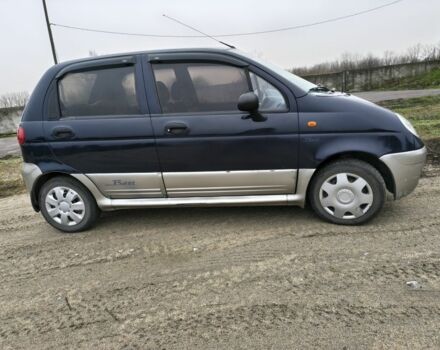 Синий Дэу Матиз, объемом двигателя 1 л и пробегом 162 тыс. км за 1900 $, фото 3 на Automoto.ua