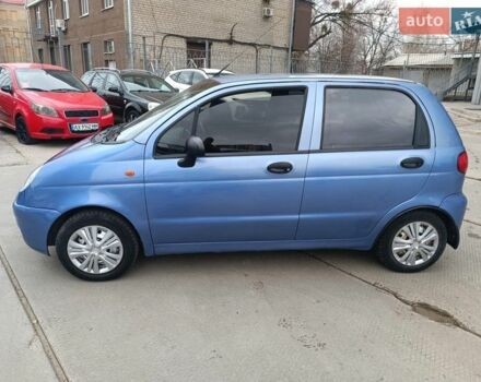 Синий Дэу Матиз, объемом двигателя 0.8 л и пробегом 109 тыс. км за 2990 $, фото 1 на Automoto.ua