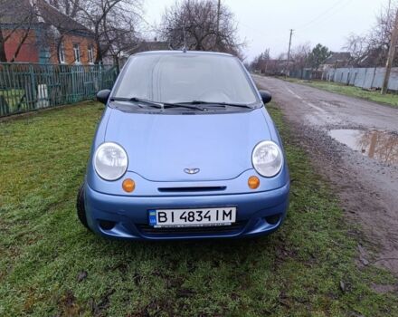 Синий Дэу Матиз, объемом двигателя 0.8 л и пробегом 100 тыс. км за 2100 $, фото 9 на Automoto.ua