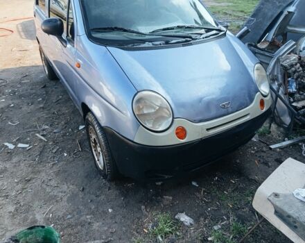 Синий Дэу Матиз, объемом двигателя 8 л и пробегом 455 тыс. км за 554 $, фото 1 на Automoto.ua