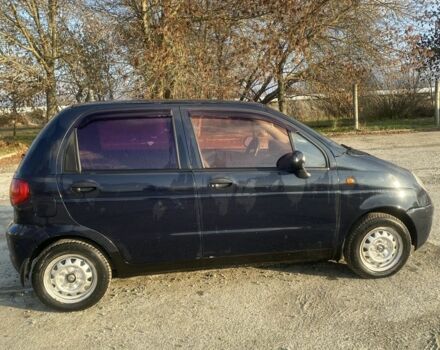 Синий Дэу Матиз, объемом двигателя 0.8 л и пробегом 537 тыс. км за 1500 $, фото 1 на Automoto.ua