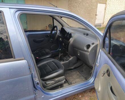 Синий Дэу Матиз, объемом двигателя 0.8 л и пробегом 123 тыс. км за 2500 $, фото 4 на Automoto.ua