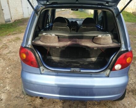 Синий Дэу Матиз, объемом двигателя 0.8 л и пробегом 123 тыс. км за 2500 $, фото 7 на Automoto.ua