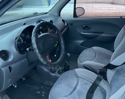 Синий Дэу Матиз, объемом двигателя 0.8 л и пробегом 154 тыс. км за 1800 $, фото 1 на Automoto.ua