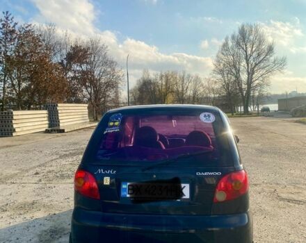 Синий Дэу Матиз, объемом двигателя 0.8 л и пробегом 537 тыс. км за 1500 $, фото 2 на Automoto.ua