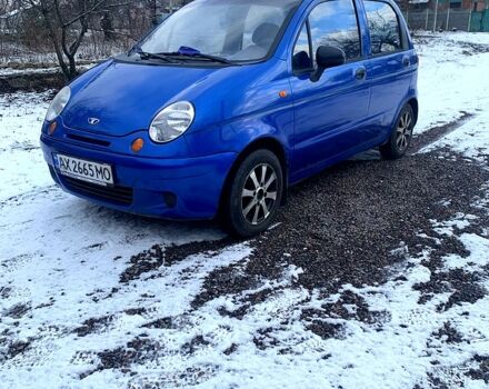 Синій Деу Матіз, об'ємом двигуна 0.8 л та пробігом 152 тис. км за 2000 $, фото 2 на Automoto.ua