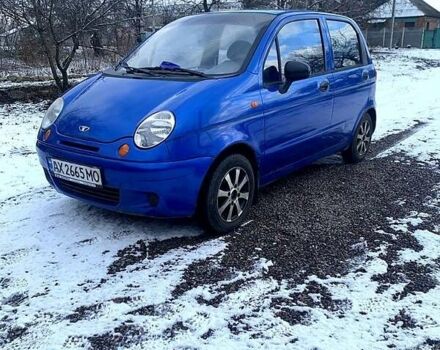 Синій Деу Матіз, об'ємом двигуна 0.8 л та пробігом 152 тис. км за 2000 $, фото 1 на Automoto.ua