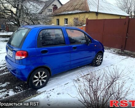 Синій Деу Матіз, об'ємом двигуна 0.8 л та пробігом 152 тис. км за 2000 $, фото 4 на Automoto.ua