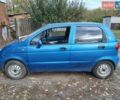 Синий Дэу Матиз, объемом двигателя 0.8 л и пробегом 140 тыс. км за 2400 $, фото 1 на Automoto.ua
