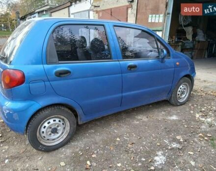 Синий Дэу Матиз, объемом двигателя 0.8 л и пробегом 317 тыс. км за 2300 $, фото 5 на Automoto.ua