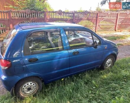Синий Дэу Матиз, объемом двигателя 0.8 л и пробегом 92 тыс. км за 2000 $, фото 5 на Automoto.ua