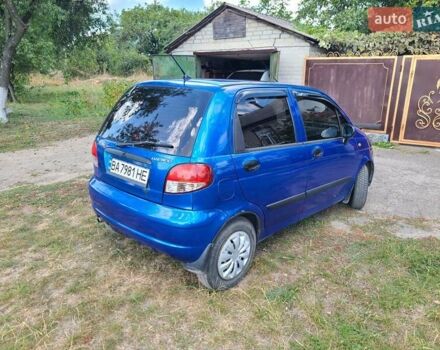 Синий Дэу Матиз, объемом двигателя 0.8 л и пробегом 144 тыс. км за 2500 $, фото 9 на Automoto.ua