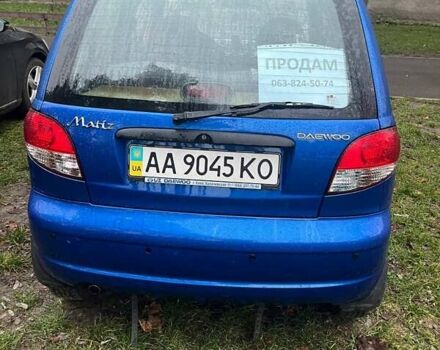 Синій Деу Матіз, об'ємом двигуна 0.8 л та пробігом 69 тис. км за 2500 $, фото 3 на Automoto.ua