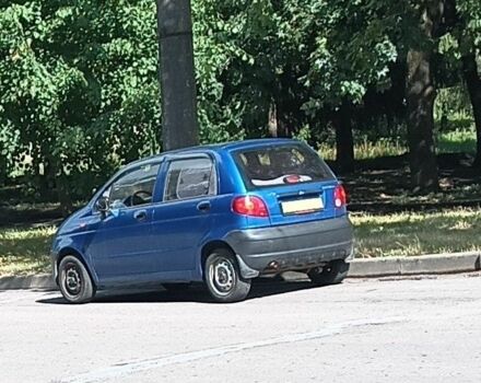 Синий Дэу Матиз, объемом двигателя 0.8 л и пробегом 68 тыс. км за 1555 $, фото 3 на Automoto.ua