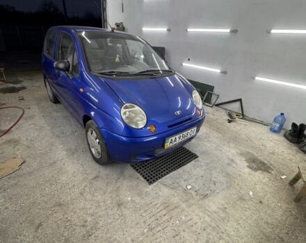 Синий Дэу Матиз, объемом двигателя 0.8 л и пробегом 150 тыс. км за 1500 $, фото 1 на Automoto.ua