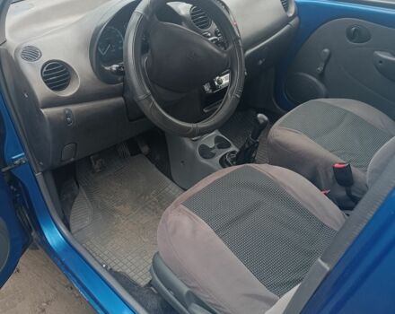 Синий Дэу Матиз, объемом двигателя 8 л и пробегом 108 тыс. км за 1450 $, фото 5 на Automoto.ua