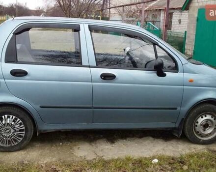 Синий Дэу Матиз, объемом двигателя 0.8 л и пробегом 45 тыс. км за 3200 $, фото 2 на Automoto.ua