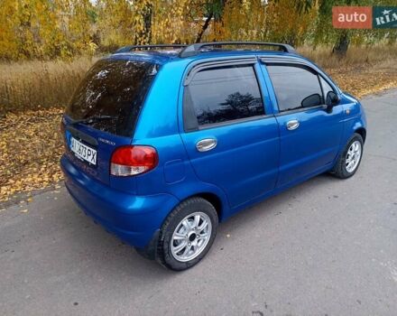 Синий Дэу Матиз, объемом двигателя 0.8 л и пробегом 101 тыс. км за 2650 $, фото 3 на Automoto.ua