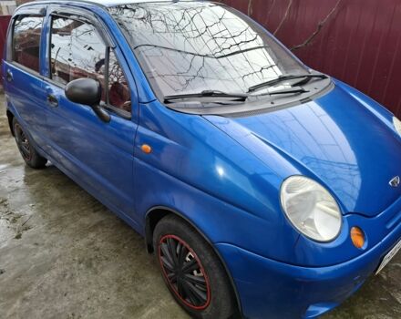 Синій Деу Матіз, об'ємом двигуна 1 л та пробігом 149 тис. км за 2200 $, фото 1 на Automoto.ua