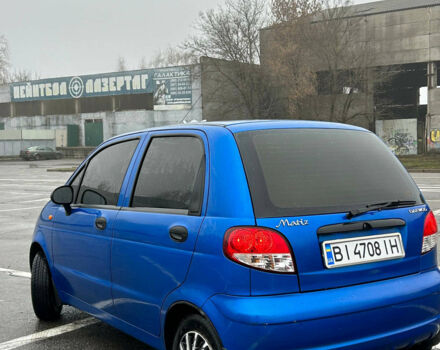 Синий Дэу Матиз, объемом двигателя 0.8 л и пробегом 82 тыс. км за 3500 $, фото 4 на Automoto.ua
