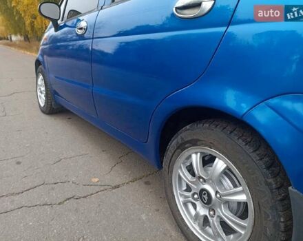 Синий Дэу Матиз, объемом двигателя 0.8 л и пробегом 101 тыс. км за 2650 $, фото 10 на Automoto.ua