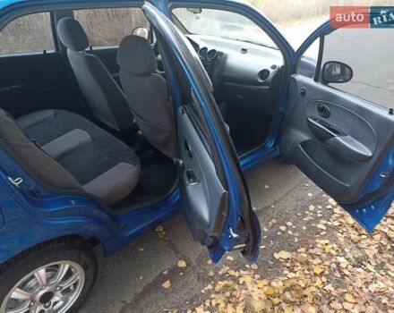 Синий Дэу Матиз, объемом двигателя 0.8 л и пробегом 101 тыс. км за 2650 $, фото 13 на Automoto.ua