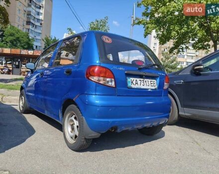 Синій Деу Матіз, об'ємом двигуна 0.8 л та пробігом 53 тис. км за 2800 $, фото 15 на Automoto.ua