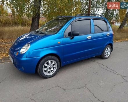 Синий Дэу Матиз, объемом двигателя 0.8 л и пробегом 101 тыс. км за 2650 $, фото 9 на Automoto.ua