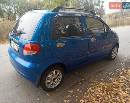 Синий Дэу Матиз, объемом двигателя 0.8 л и пробегом 101 тыс. км за 2650 $, фото 19 на Automoto.ua