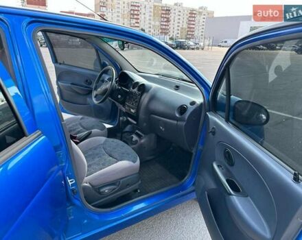 Синий Дэу Матиз, объемом двигателя 0.8 л и пробегом 77 тыс. км за 3000 $, фото 4 на Automoto.ua
