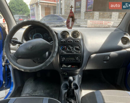 Синий Дэу Матиз, объемом двигателя 0.8 л и пробегом 64 тыс. км за 3100 $, фото 11 на Automoto.ua