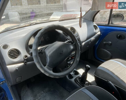 Синий Дэу Матиз, объемом двигателя 0.8 л и пробегом 64 тыс. км за 3100 $, фото 8 на Automoto.ua
