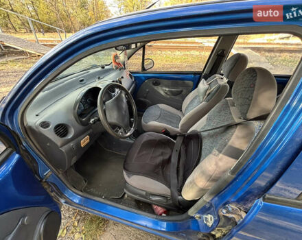 Синій Деу Матіз, об'ємом двигуна 0.8 л та пробігом 111 тис. км за 2800 $, фото 8 на Automoto.ua