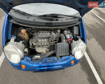 Синий Дэу Матиз, объемом двигателя 0.8 л и пробегом 107 тыс. км за 2600 $, фото 6 на Automoto.ua