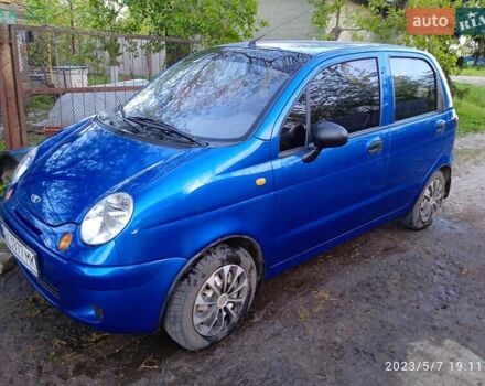 Синий Дэу Матиз, объемом двигателя 0.8 л и пробегом 55 тыс. км за 3500 $, фото 3 на Automoto.ua