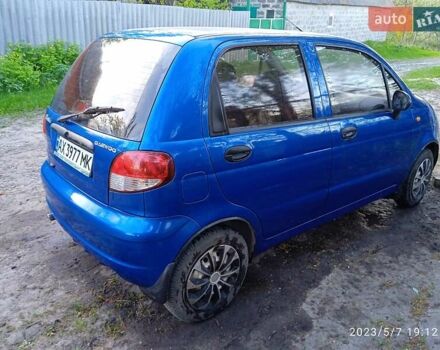Синий Дэу Матиз, объемом двигателя 0.8 л и пробегом 55 тыс. км за 3500 $, фото 1 на Automoto.ua