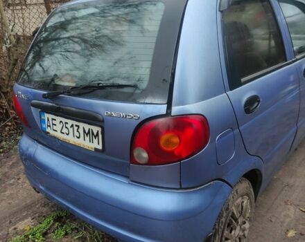 Синий Дэу Матиз, объемом двигателя 0.8 л и пробегом 20 тыс. км за 1700 $, фото 3 на Automoto.ua