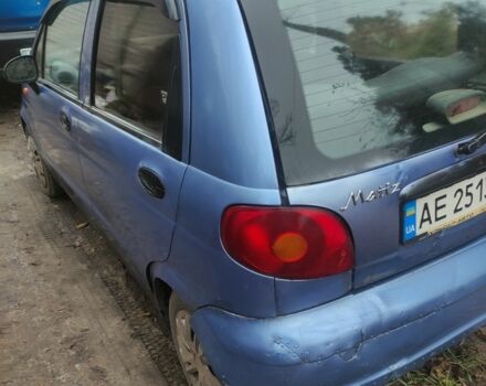 Синий Дэу Матиз, объемом двигателя 0.8 л и пробегом 20 тыс. км за 1700 $, фото 4 на Automoto.ua