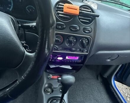 Синий Дэу Матиз, объемом двигателя 0.8 л и пробегом 122 тыс. км за 2350 $, фото 16 на Automoto.ua