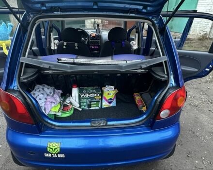 Синий Дэу Матиз, объемом двигателя 0.8 л и пробегом 122 тыс. км за 2350 $, фото 17 на Automoto.ua
