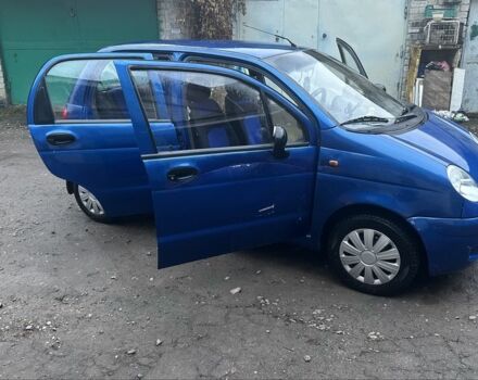Синий Дэу Матиз, объемом двигателя 0.8 л и пробегом 122 тыс. км за 2350 $, фото 3 на Automoto.ua