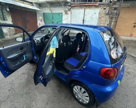 Синий Дэу Матиз, объемом двигателя 0.8 л и пробегом 122 тыс. км за 2350 $, фото 5 на Automoto.ua